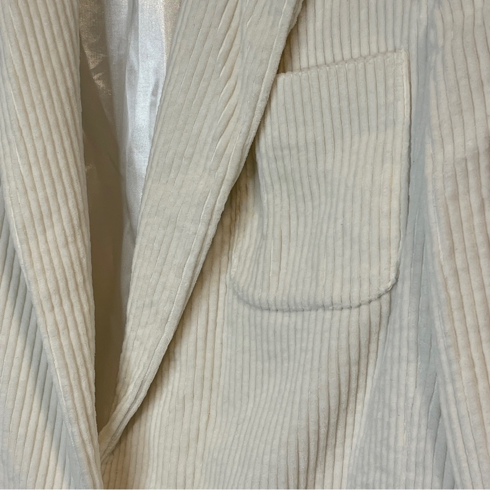 BP Brass Plum Nordstrom Wide Wail Corduroy Blazer Jacket Approx Sz. 10 Vintage - Picture 3 of 5